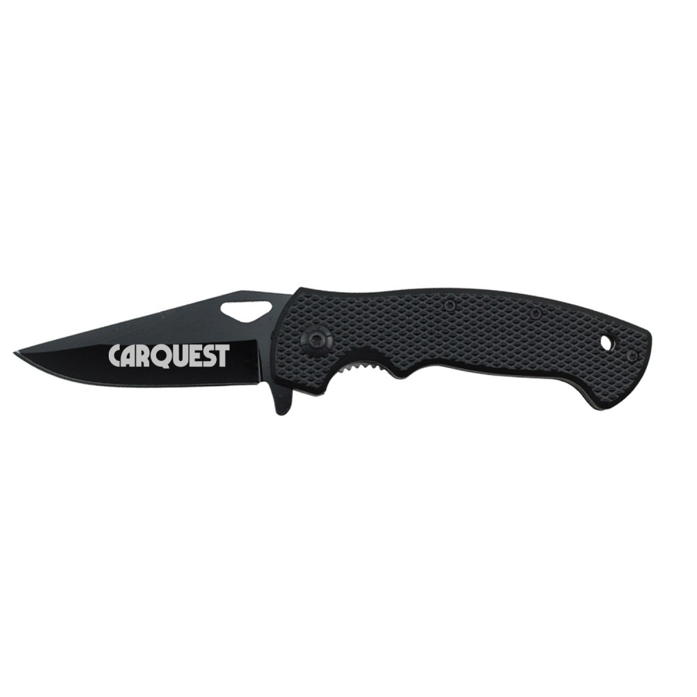 Custom Cedar Creek Black Flash Pocket Knife