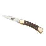 Logo Branded Buck Folding Hunter Lockback Knife