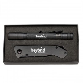 Customized Cedar Creek RAVEN LIGHT & POCKET KNIFE COMBINATION SET