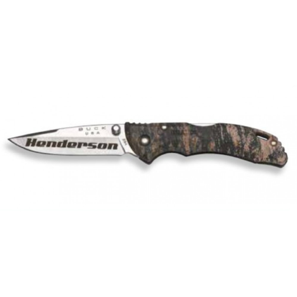 Logo Branded Buck Bantam Bbw Camo Lockback Knife Logo Branded Buck Bantam Bbw Camo Lockback Knife