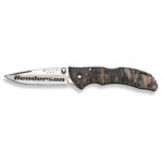 Logo Branded Buck Bantam Bbw Camo Lockback Knife