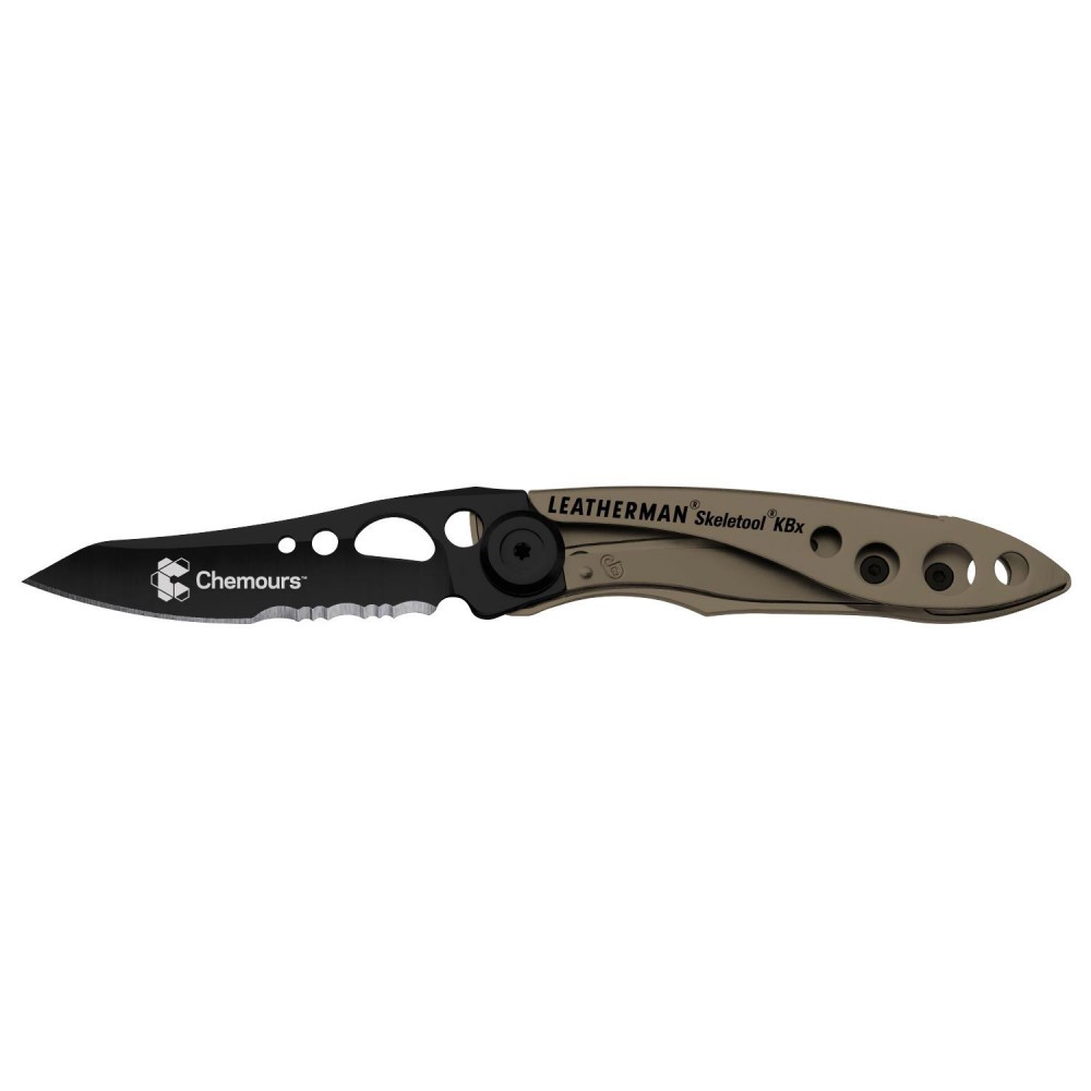 Leatherman Skeletool Kbx Coyote Tan with Logo Leatherman Skeletool Kbx Coyote Tan with Logo