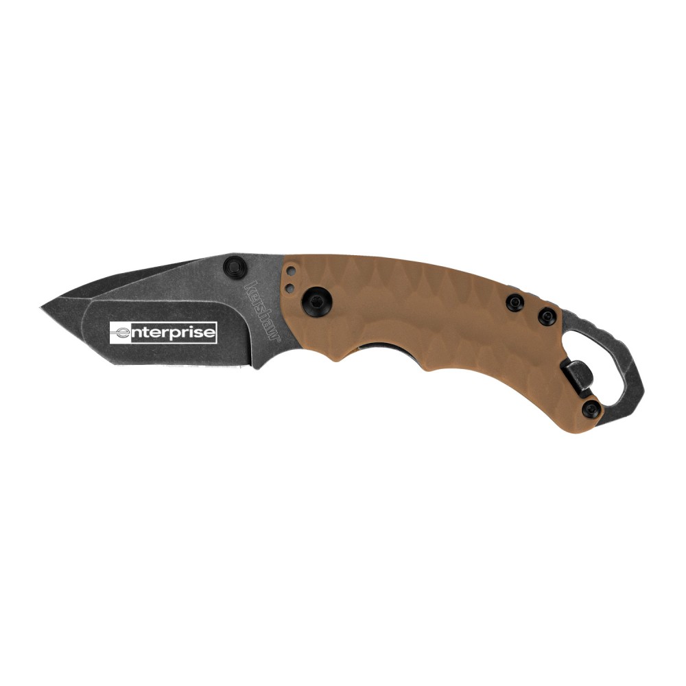 Logo Branded,Promotional Kershaw Shuffle II Knife (Tan) Logo Branded,Promotional Kershaw Shuffle II Knife (Tan)