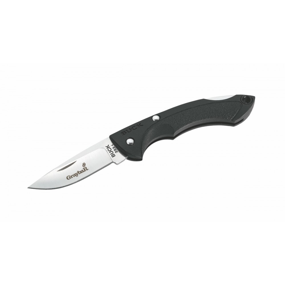 Buck Nano Bantom Knife w/3" Black Handle Custom Printed Buck Nano Bantom Knife w/3" Black Handle Custom Printed