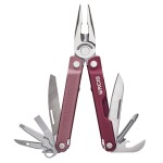 Logo Branded Leatherman Bond Heathered Cranberry