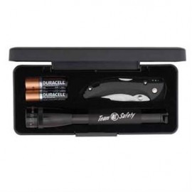 Promotional "AA" LED Mini Maglite With Buck "Bantam Bbw" Knife