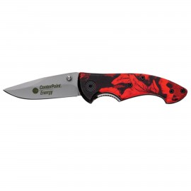 Cedar Creek Redhawk Pocket Knife with Logo  Cedar Creek Redhawk Pocket Knife with Logo