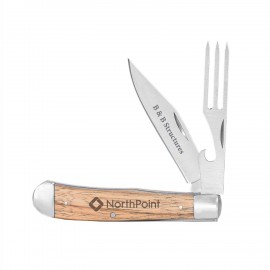 American Buffalo Chuckwagon Knife with Logo