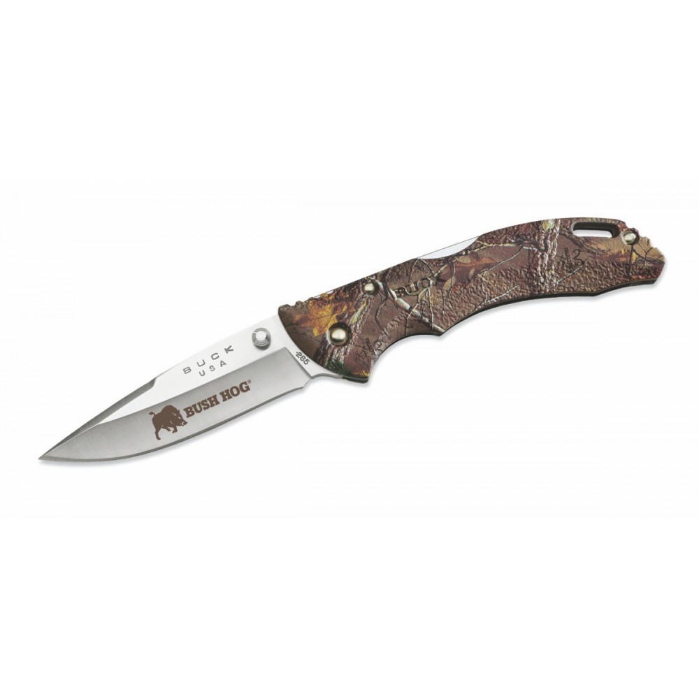 Buck Bantam BLW Camo Lockback Knife with Logo