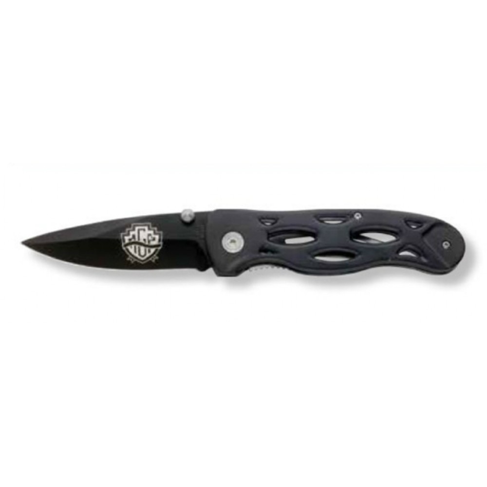 Custom Printed Black Lynx Pocket Knife Custom Printed Black Lynx Pocket Knife
