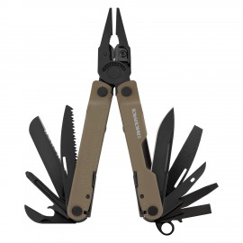 Leatherman Rebar Coyote Tan with Logo