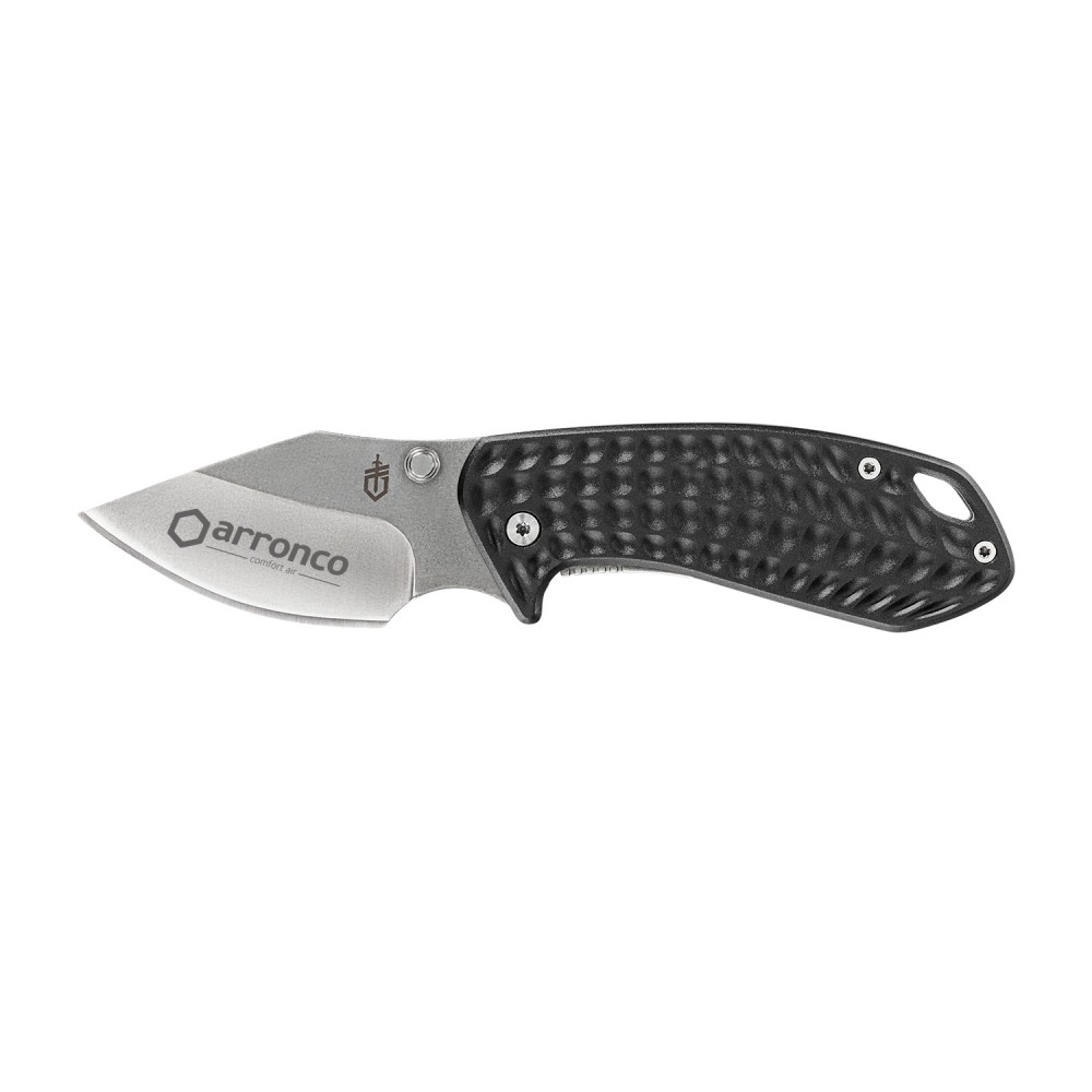 Gerber Kettlebell Compact Folding Knife Gray Handle Custom Printed Gerber Kettlebell Compact Folding Knife Gray Handle Custom Printed