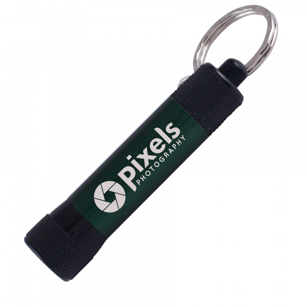 Custom Printed Chroma Midnight - Laser Engraved - LED Flashlight Keyring Custom Printed Chroma Midnight - Laser Engraved - LED Flashlight Keyring