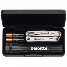 Logo Branded "AA" Mini Maglite & Leatherman Wave  Logo Branded "AA" Mini Maglite & Leatherman Wave