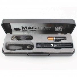 Customized Maglite Solitaire Flashlight w/Nite Ize DoohicKey Tool