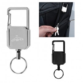 Badge Reel Keychain with Logo