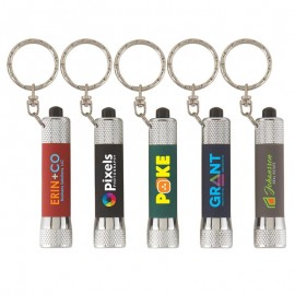 Chroma Softy - Full-Color LED Flashlight Keyring with Logo