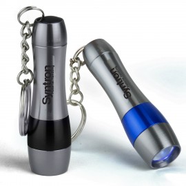 Logo Branded Mini LED Flashlight with Keyring  Logo Branded Mini LED Flashlight with Keyring