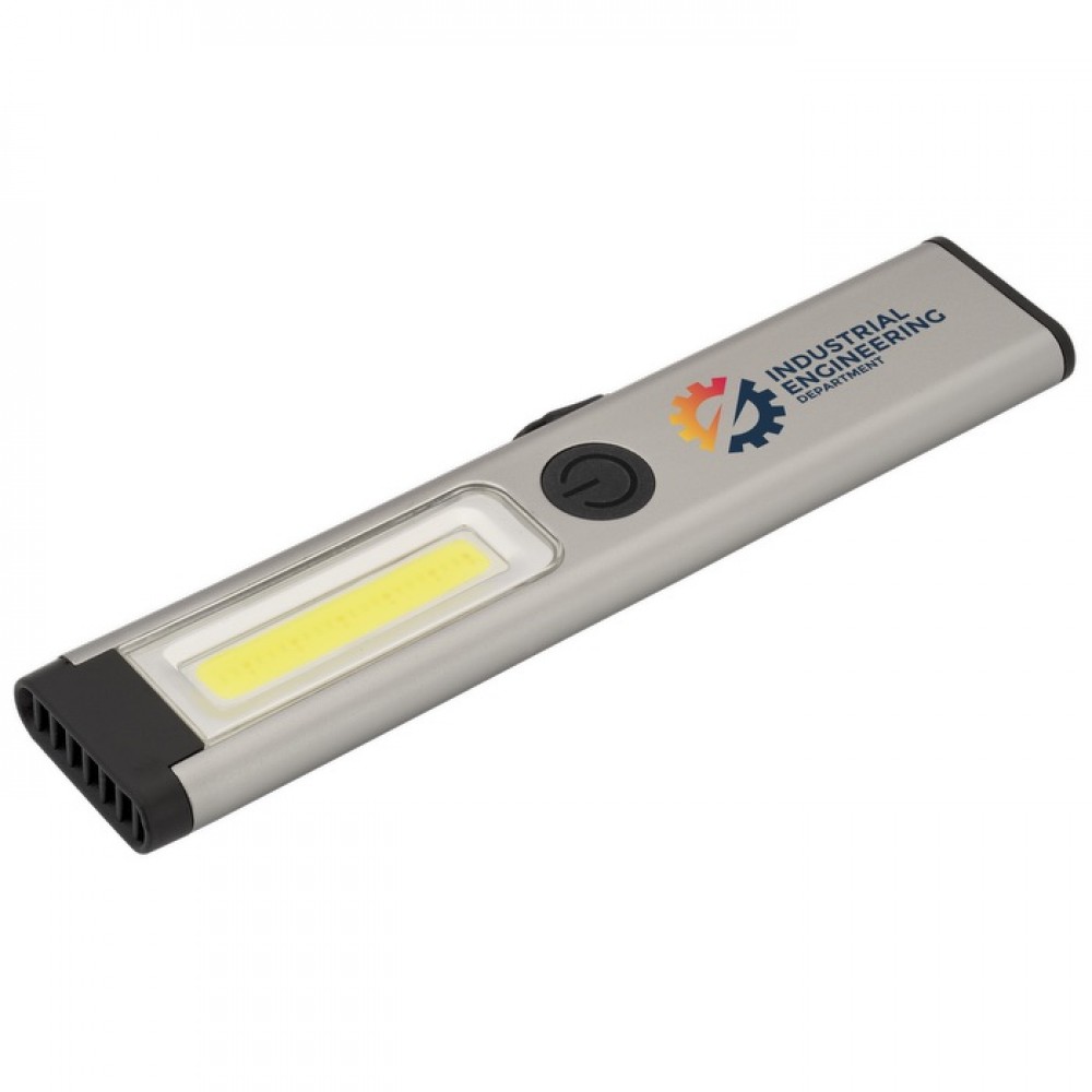 Rechargeable Slimline Safety COB Worklight with Logo