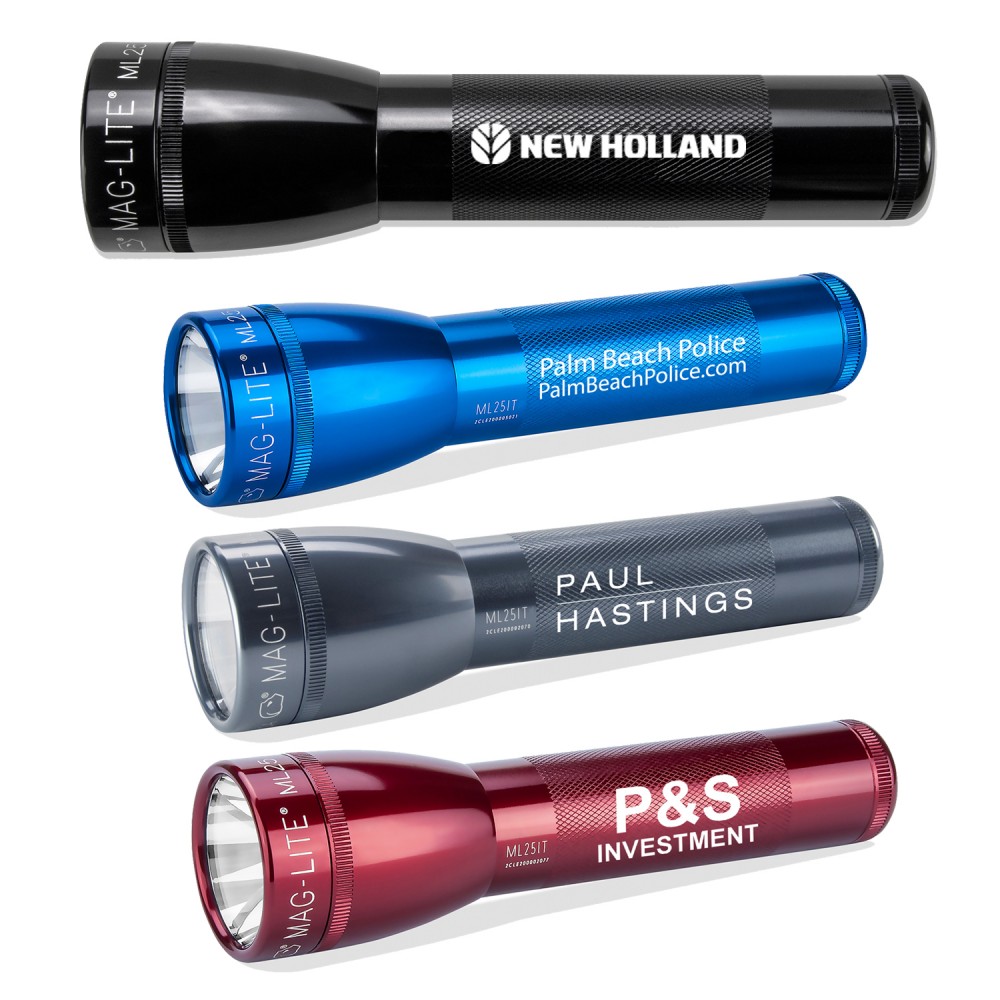 Personalized Maglite ML25 2C Cell Flashlight Personalized Maglite ML25 2C Cell Flashlight