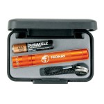 Maglite Solitaire Orange with Logo