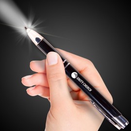 Promotional Pad Printed LED Black Pen
