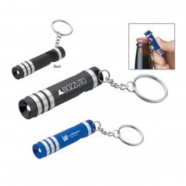 Versa Aluminum LED Key Light With Bottle Opener with Logo