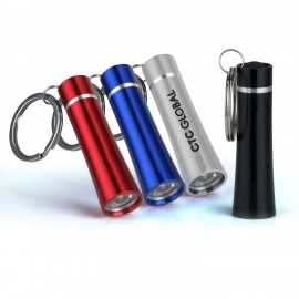 Mini LED Flashlight w/Keyring with Logo