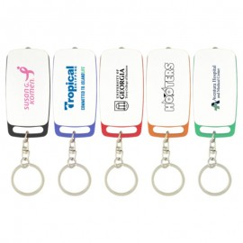 Customized LED flashlight with key chain