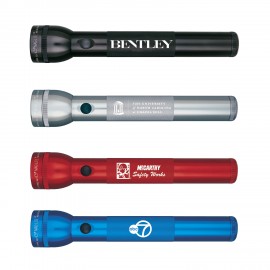 Standard 3 "D" Cell Maglite Flashlight with Logo