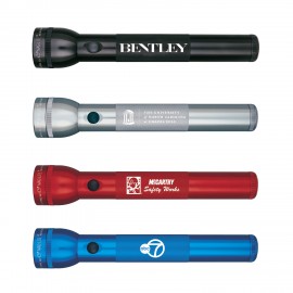 Standard 3 "D" Cell Maglite Flashlight with Logo  Standard 3 "D" Cell Maglite Flashlight with Logo