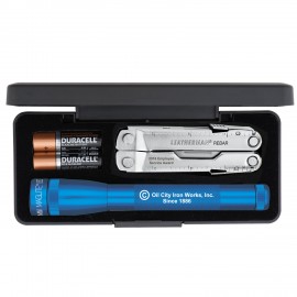 "AA" Mini Maglite LED With Leatherman Rebar with Logo  "AA" Mini Maglite LED With Leatherman Rebar with Logo