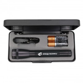 Logo Branded "AA" Mini Maglite With Doohickey