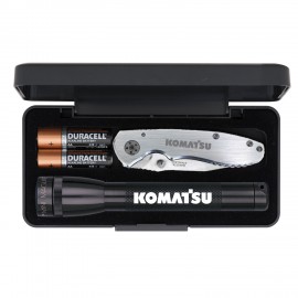 "AA" Mini Maglite With Warhawk Pocket Knife with Logo  "AA" Mini Maglite With Warhawk Pocket Knife with Logo
