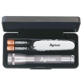 Personalized Mini Maglite With VICTORINOX CLIMBER