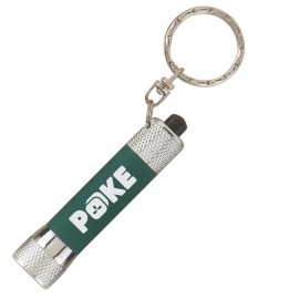 Chroma Softy - Laser Engraved - LED Flashlight Keyring with Logo