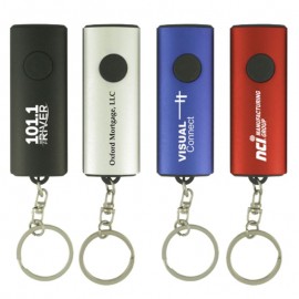 Personalized LED flashlight with keychain  Personalized LED flashlight with keychain