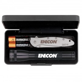 "AA" Mini Maglite With Kershaw "Leek" Knife with Logo  "AA" Mini Maglite With Kershaw "Leek" Knife with Logo