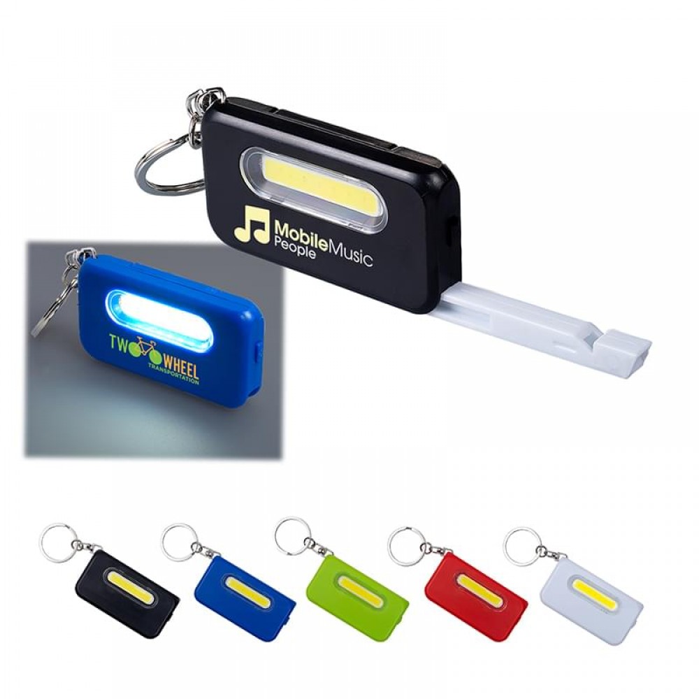 COB Light with Whistle with Logo