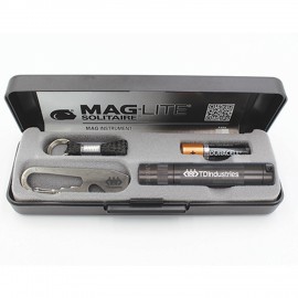 Promotional Maglite Solitaire Flashlight w/Nite Ize DoohicKey Tool