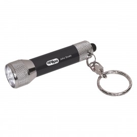 Aluminum LED Flashlight Key Chain with Logo