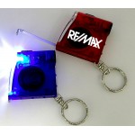  Personalized Tape Measure with LED Flashlight and Keychain