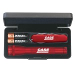 Mini Maglite With Large Victorinox Swiss Army Knife with Logo