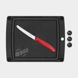 Swiss Army Epicurean Medium Gourmet Cutting Board Combo Set with Logo