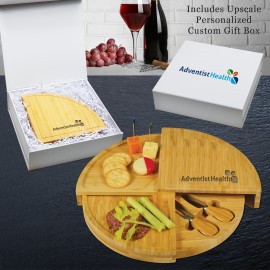 Florence Transforming Cheese Board Gift Box Set with Logo