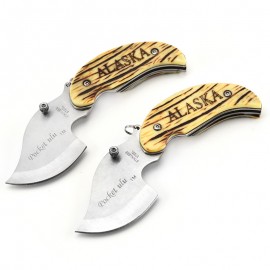 Promotional Leaf Shape Stainless Steel Folding Pocket Knife