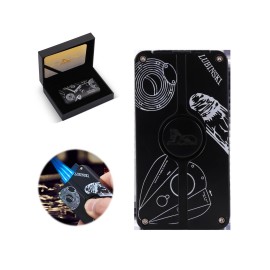 Promotional Triple Jet Flame Cigar Lighter With Cigar Knife  Promotional Triple Jet Flame Cigar Lighter With Cigar Knife