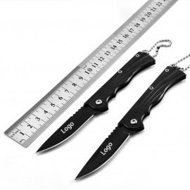 Custom Stainless Steel Folding Pocket Knife with Key Chain