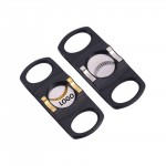 Stainless Steel Large Cigar Cutter Gift Box Custom Imprinted