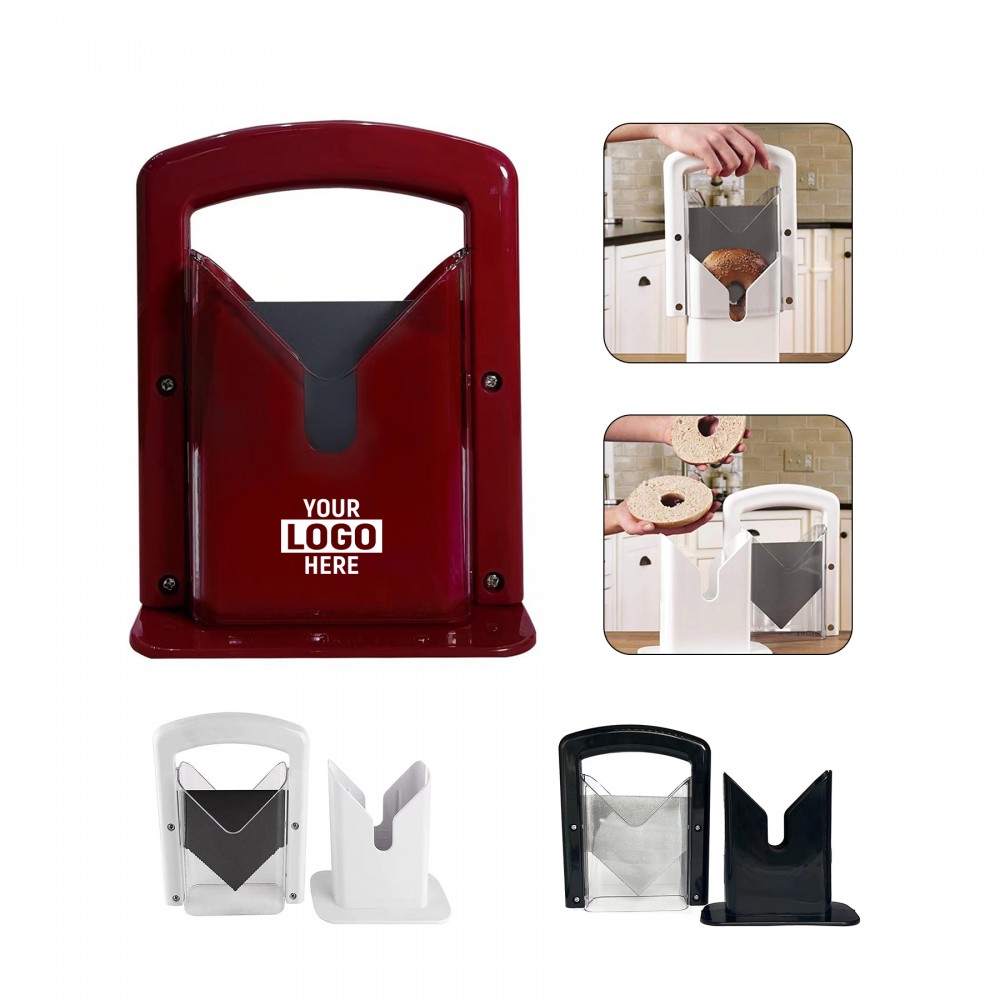 Logo Branded Bagel Guillotine Slicer